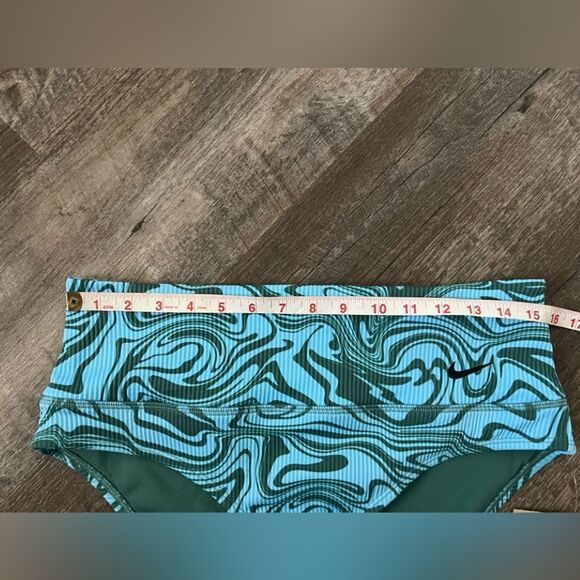Nike Swirl High Waist Bikini Bottom-Size Large - Picture 3 of 5